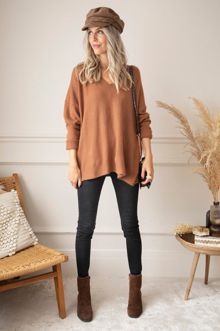 Comfy Billie Caramel - Trui