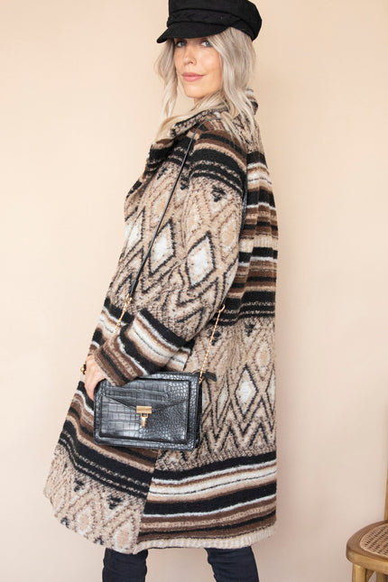 Soft Squares & Stripes Beige/Brown - Jas