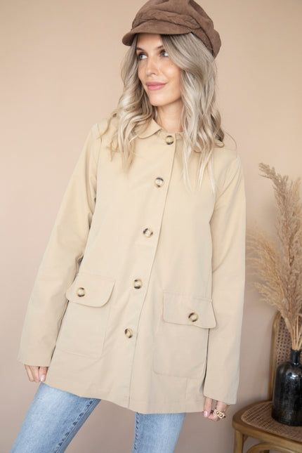 Take A Walk With Me Beige - Jacket