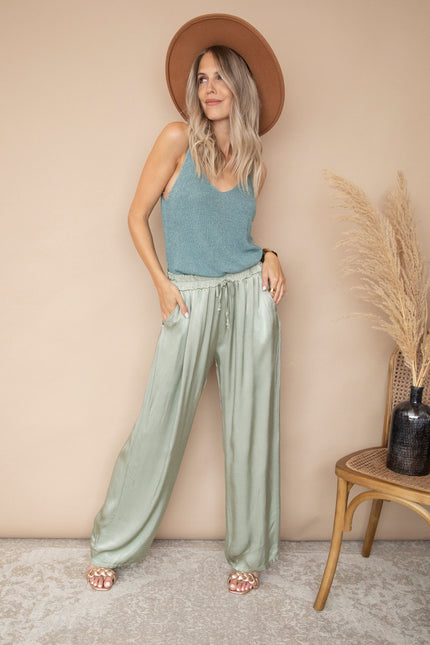 Gloss Boss Light Kaki - Broek