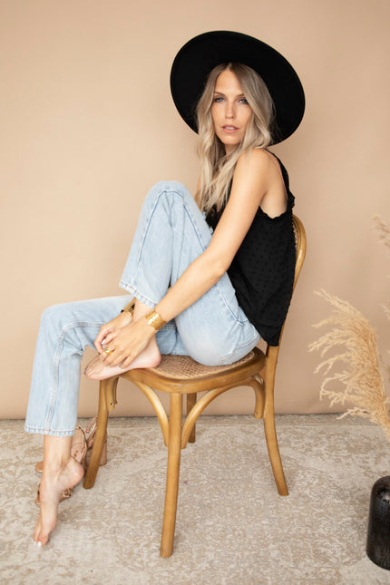 Lacey Dots Black - Top