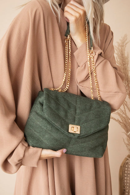 Made Of Linen Kaki - Handtas