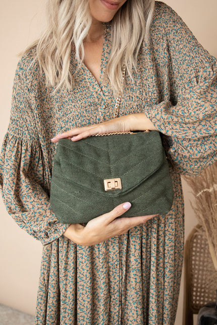 Made Of Linen Kaki - Handtas