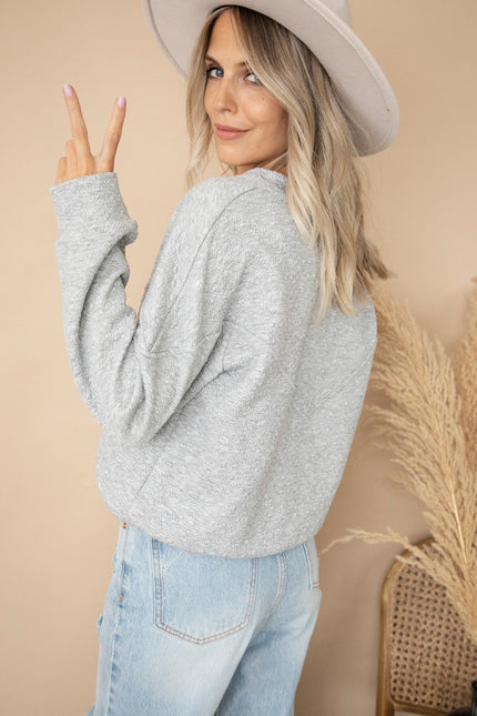 Amber Soft Grey - Trui