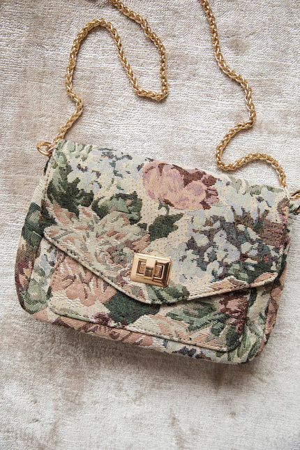 Carry Flowers Soft Pink/Beige - Handtas