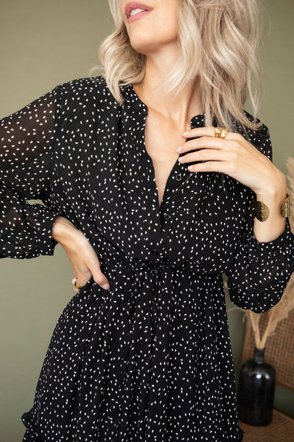 Sprinkled With Love Black - Jurk