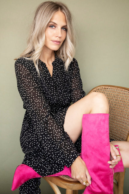 Sprinkled With Love Black - Jurk