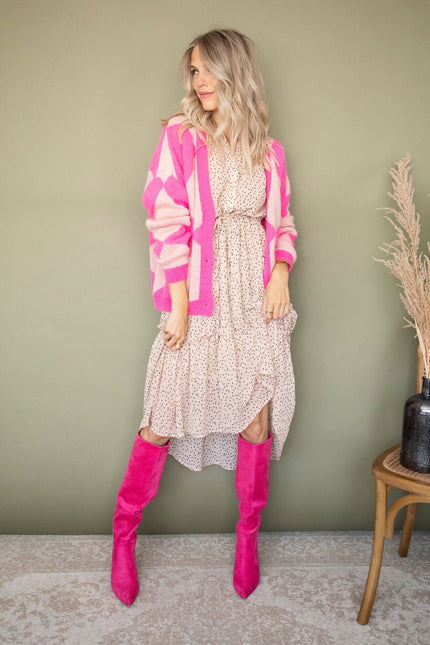 All Square Fuchsia - Vest