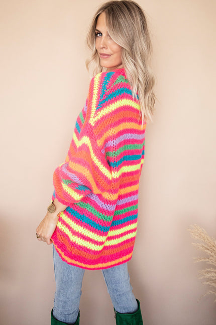 Fantastic Fluo Fuchsia Mix - Trui