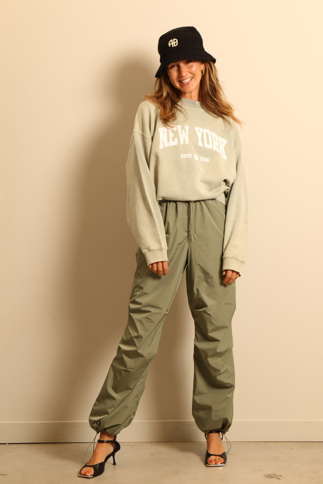 Anine Bing - cargo - REID PANT - artichoke