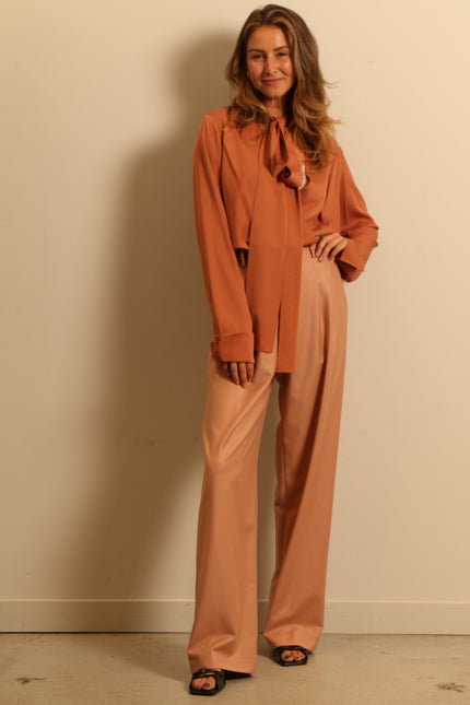 Max Mara - blouse - MORETTO - TERRA COTTA