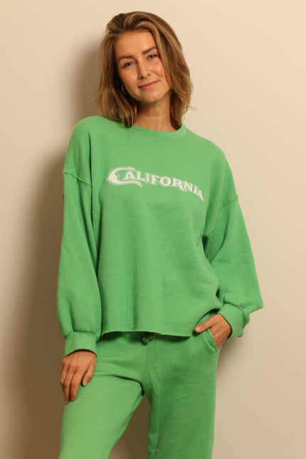 Xirena - sweater - X286881G Cali Honor Sweatshirt - Greenery