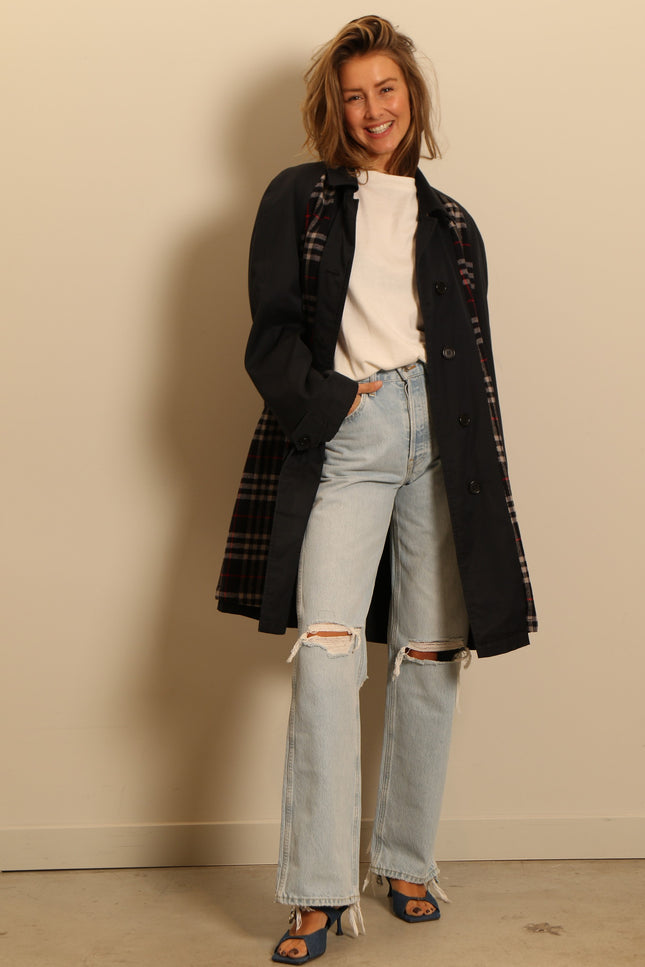 1/OFF - Jacket - Trench Inside out Burberry B - navy