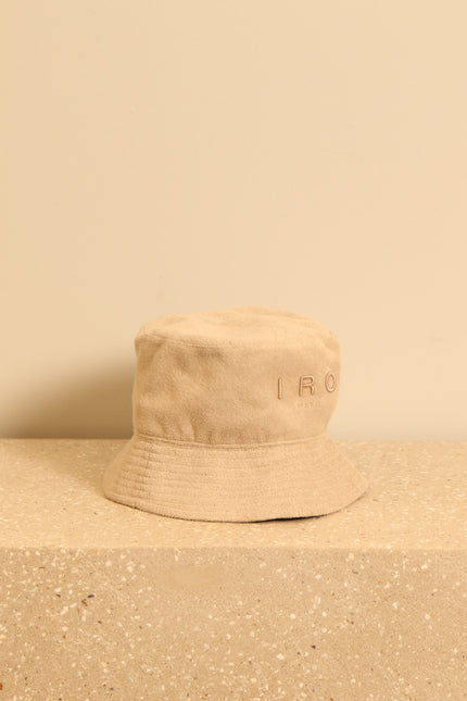 IRO - bucket hat - VENETO SPONGE - oyster grey