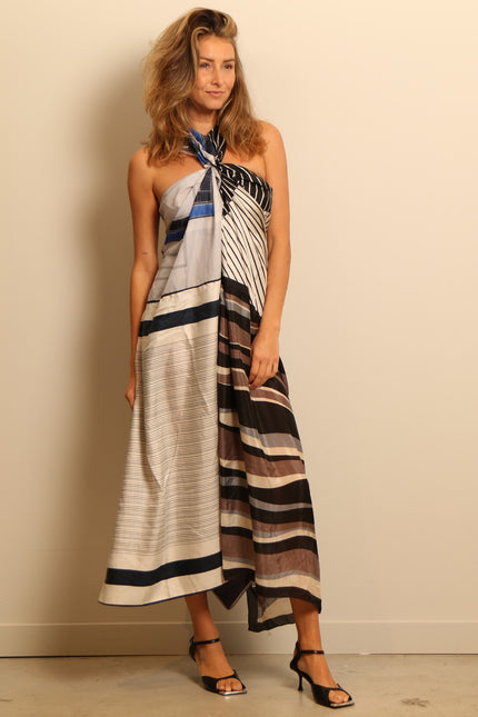 1/OFF - dress - Dress Designer Scarf Maxi C - multi