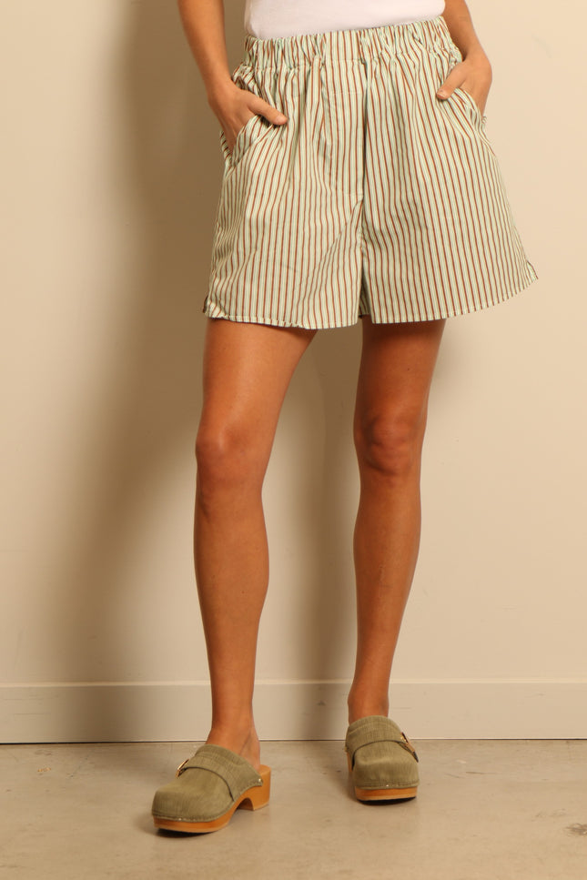 Blanca - Short - Faye Shorts - Green/Brown