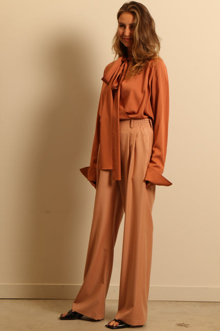 Max Mara - blouse - MORETTO - TERRA COTTA