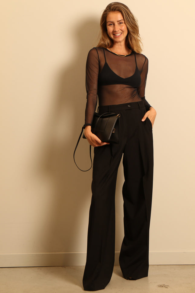 Max Mara - pantalon - TENDA - BLACK