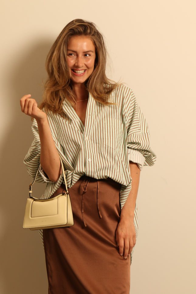 Blanca - Blouse - Faye Shirt - Green/Brown