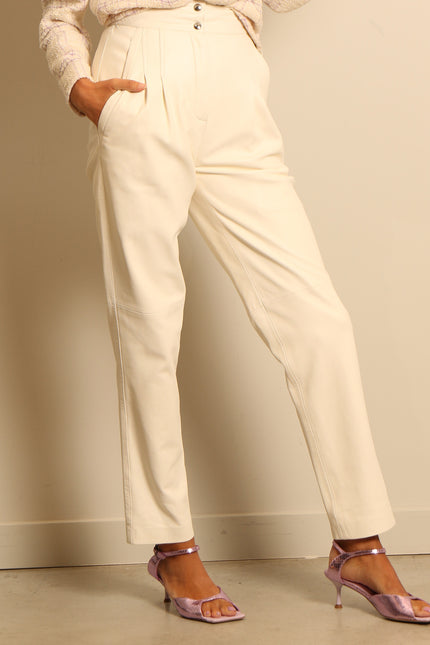 IRO - pants - AKELA - natural white