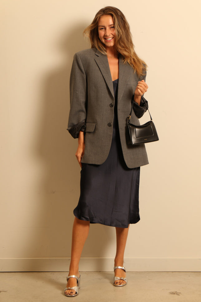 NILI LOTAN - blazer - Boyfriend Jacket - heather grey