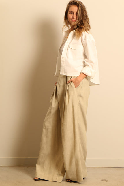 Anine Bing - Blouse - Travis Shirt - white