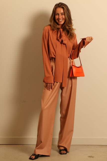 Max Mara - blouse - MORETTO - TERRA COTTA