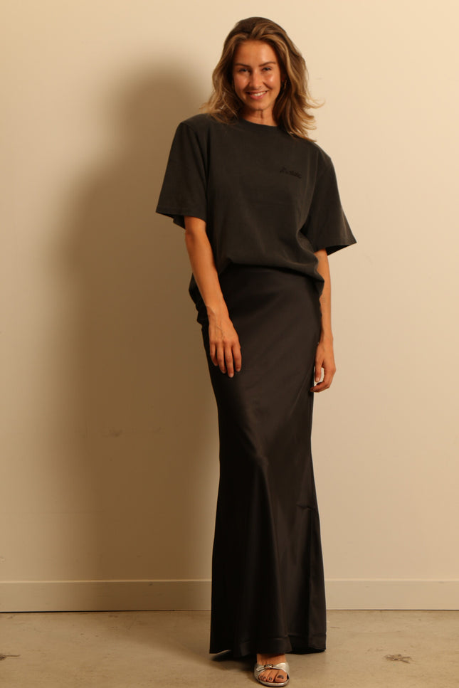 Rotate - skirt - Drapy Maxi - black