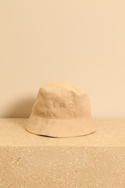 IRO - bucket hat - VENETO SPONGE - oyster grey