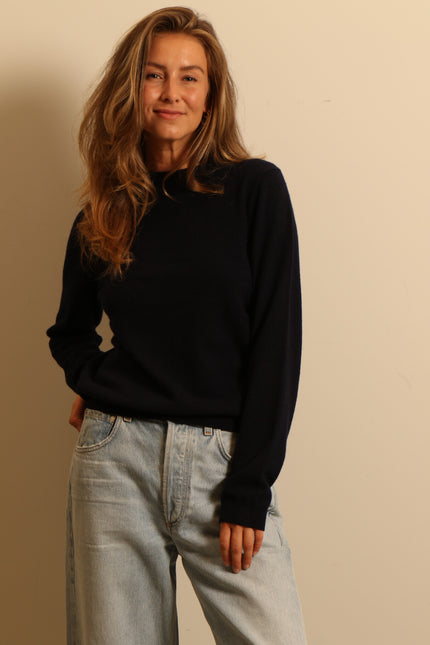 People's Republic of Cashmere - sweater - Roundneck - Navy Blue