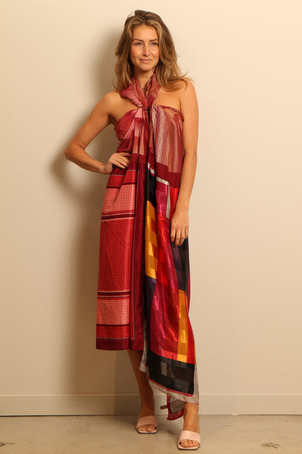 1/OFF - dress - Dress Designer Scarf Maxi F - multi