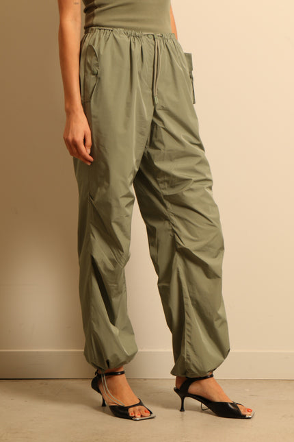 Anine Bing - cargo - REID PANT - artichoke