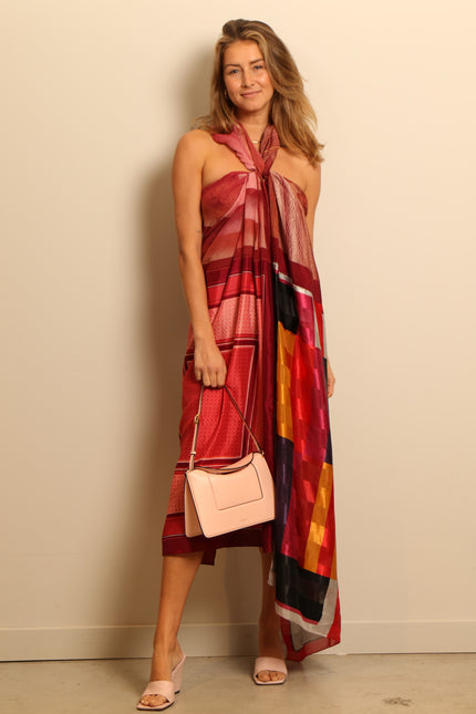 1/OFF - dress - Dress Designer Scarf Maxi F - multi