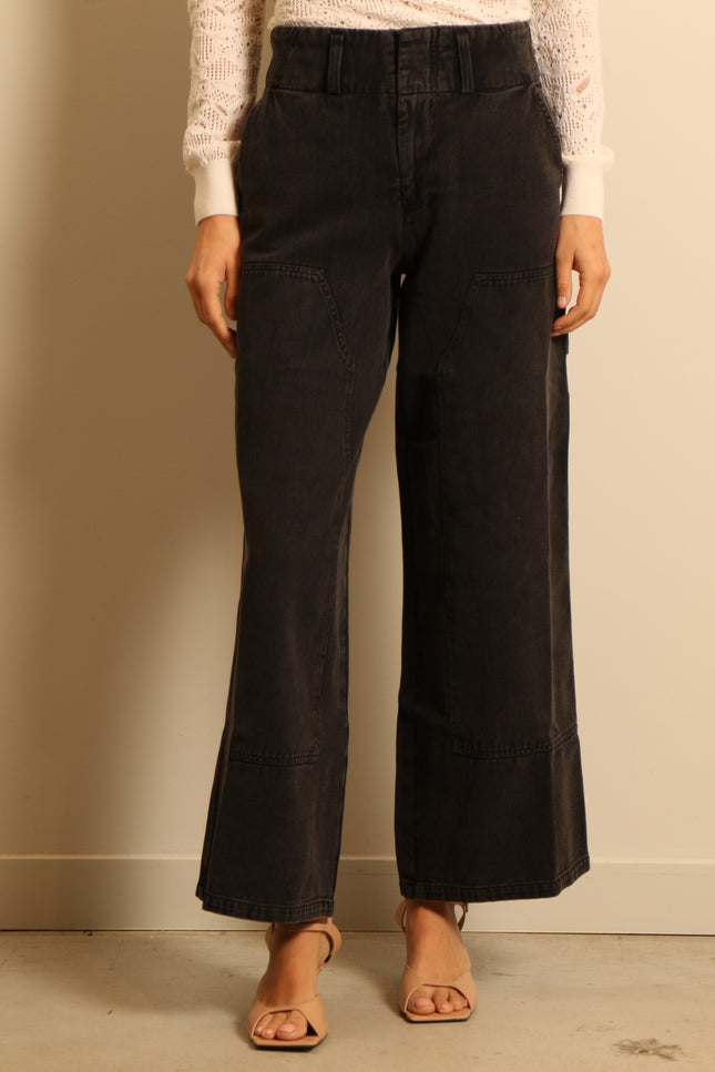 SEA New York - pants - JAMIE TWILL - Black