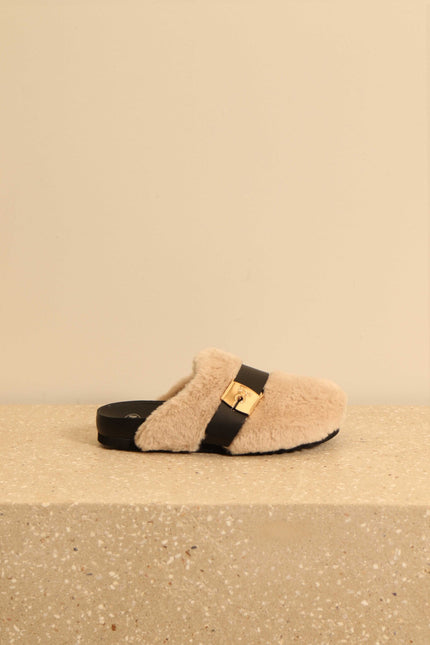 Scholl - Sandalen - Alberta SynFur - Off-white