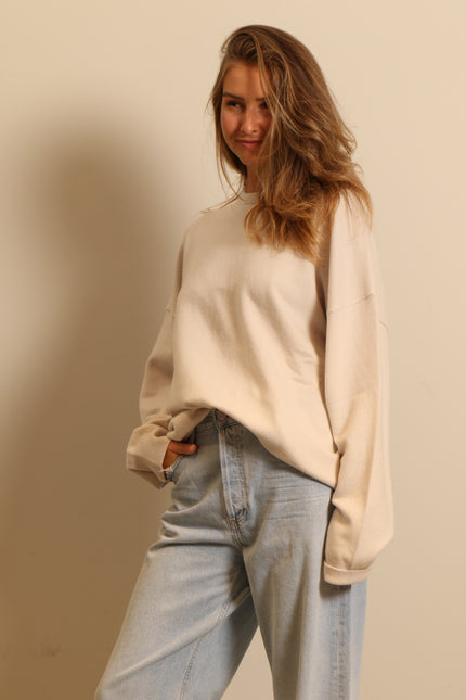 Extreme Cashmere - sweater - 53 crew hop - chalk