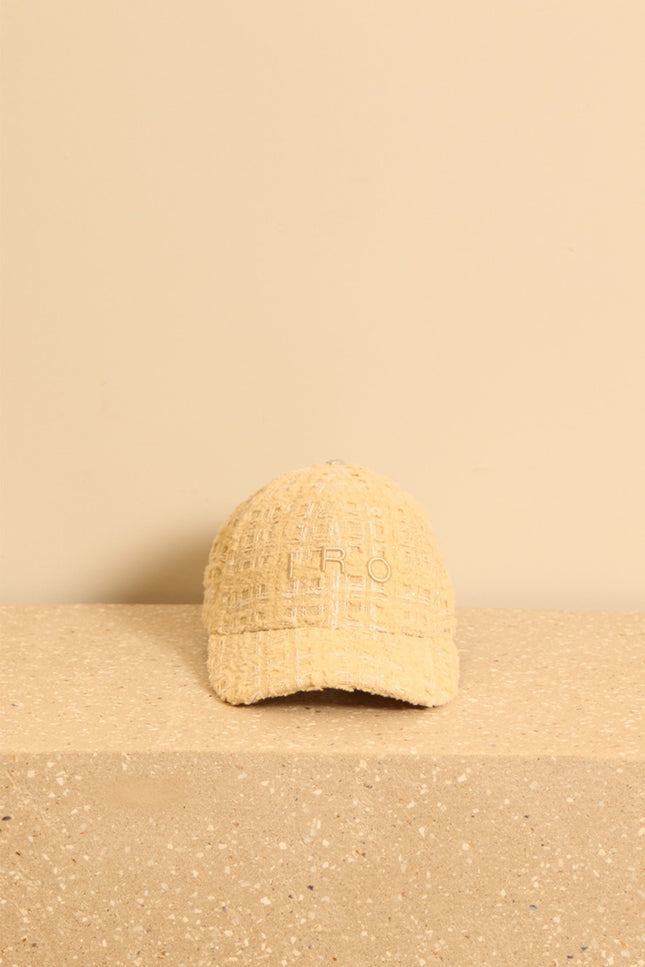 IRO - cap - GREB TWEED - tweed beige