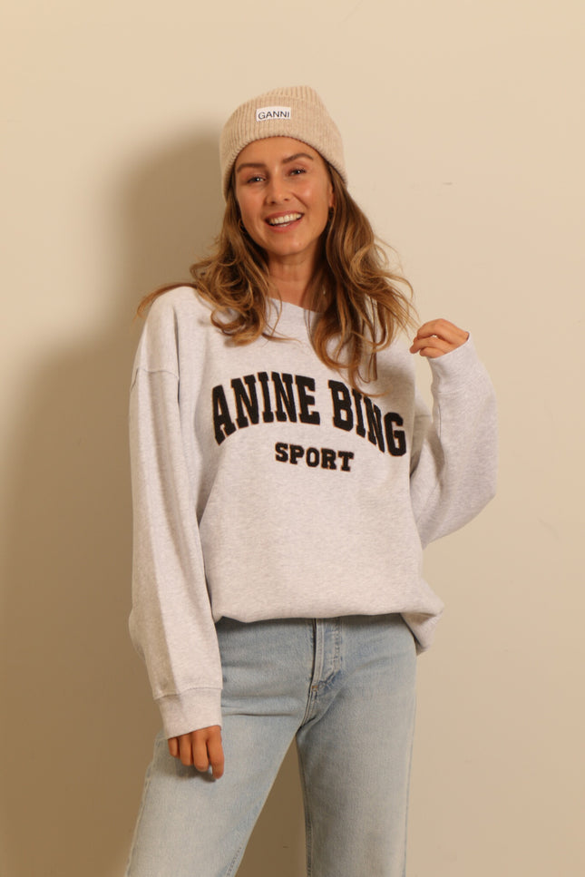 Anine Bing - sweater - Tyler - heather grey