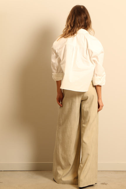 Anine Bing - Blouse - Travis Shirt - white