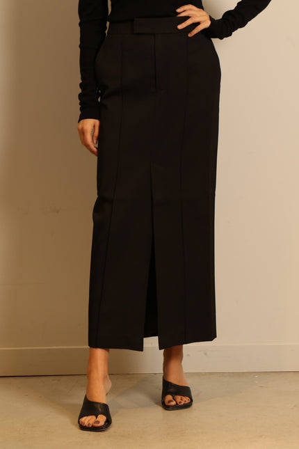 RÓHE - skirt - Straight long - noir