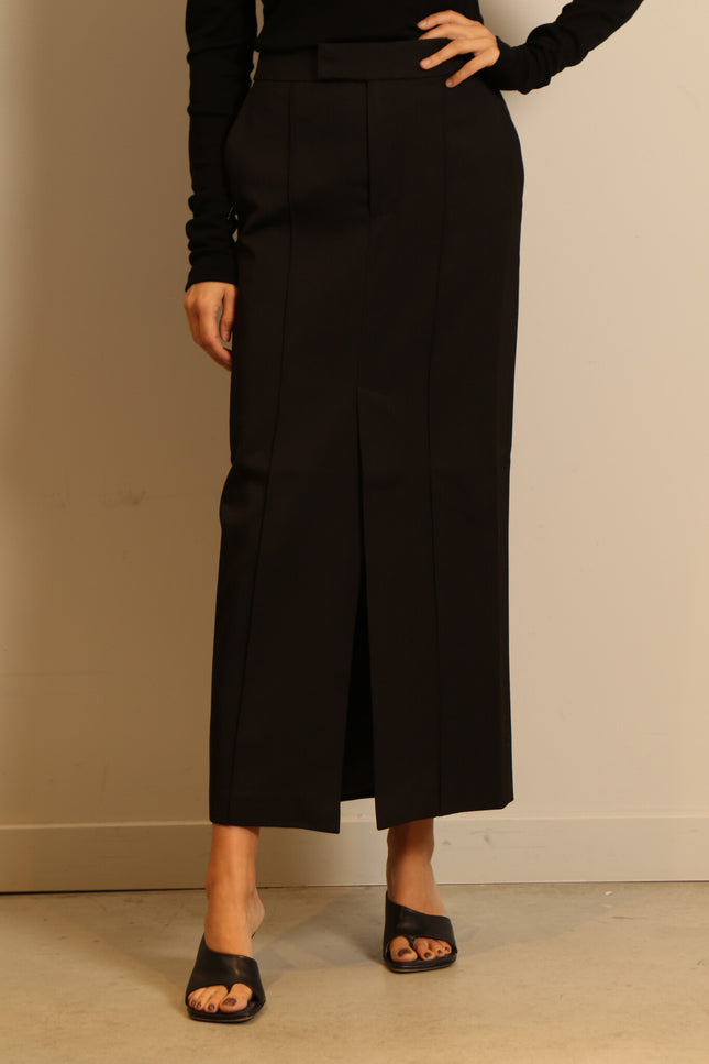 RÓHE - skirt - Straight long - noir