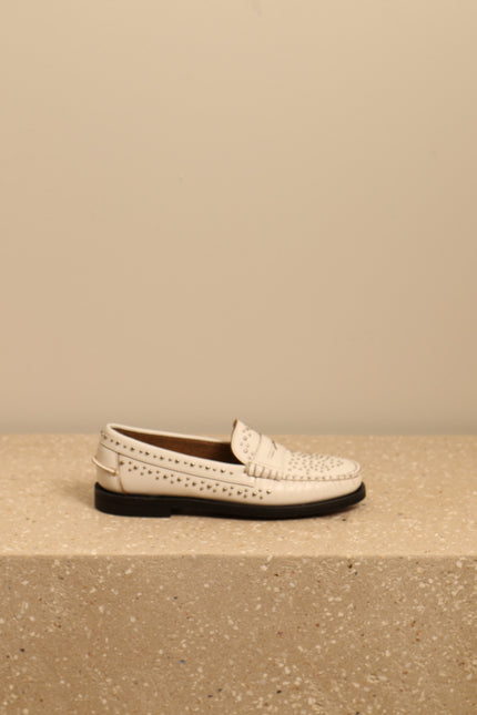 Sebago - Loafer - Dan Studs Woman - White