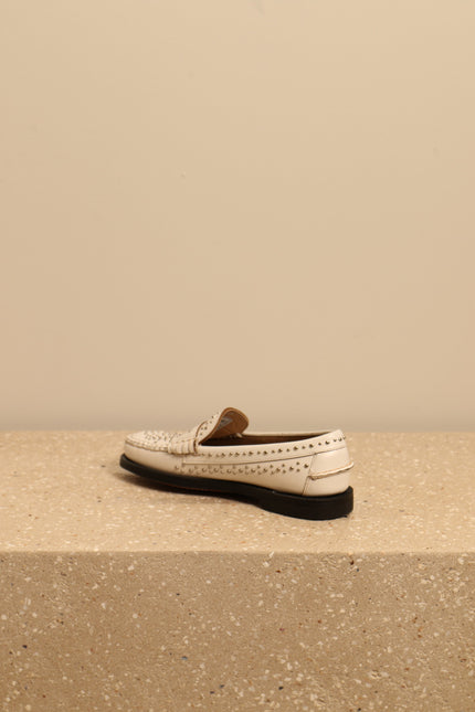 Sebago - Loafer - Dan Studs Woman - White