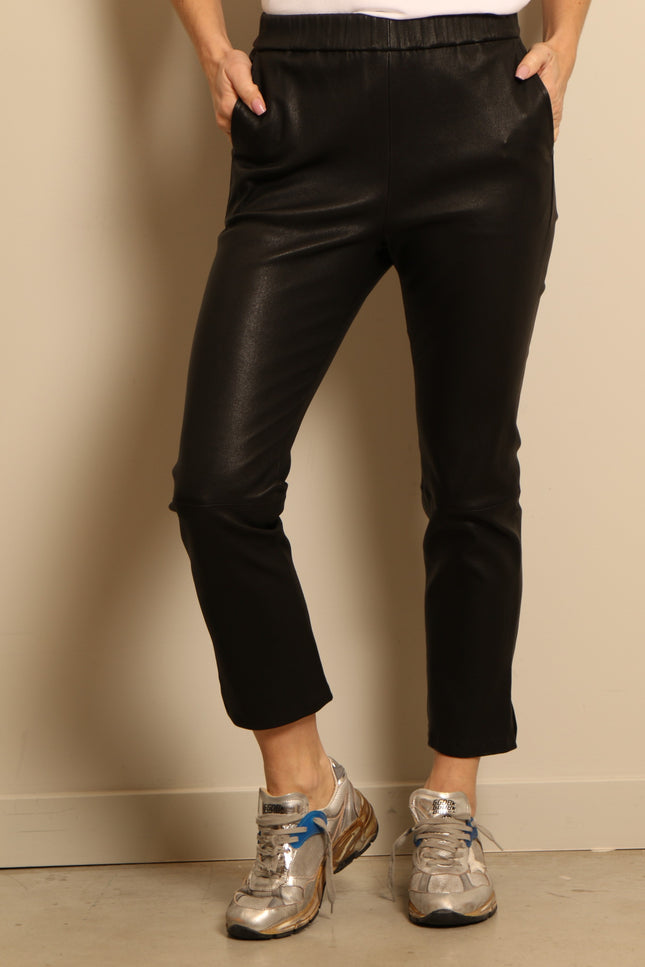 Enes - pants - Relax High Waist - black